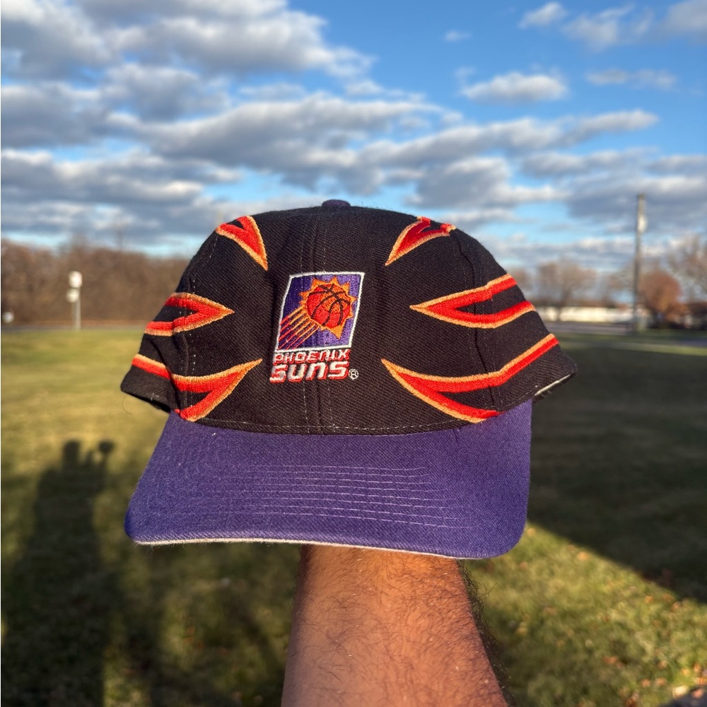 Phoenix Suns NBA Vintage 90s Drew Pearson Claw Logo Twill Snapback Hat Cap OSFA